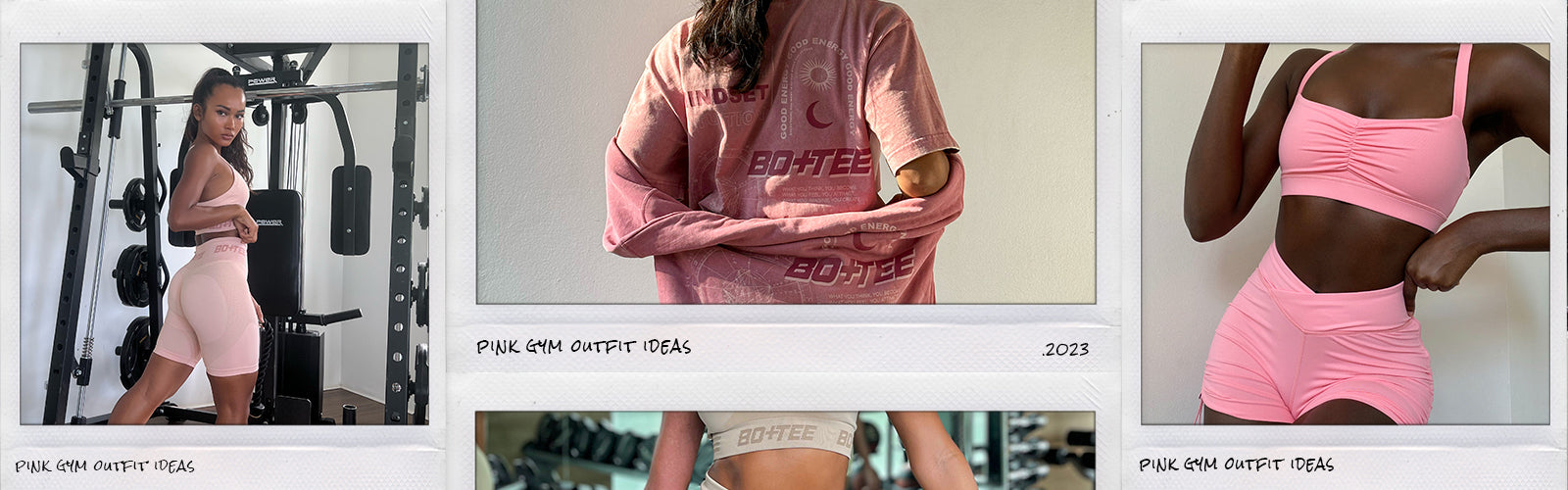 Stylish Pink and White Gym Outfit Inspiration
