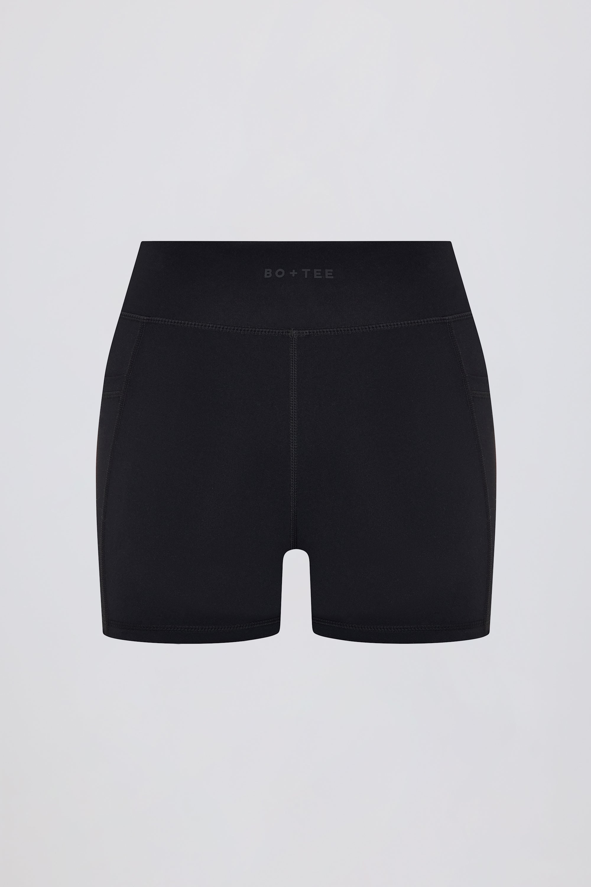 パンツ S v-cut mini shorts black Soft Active V-Waist Pocket Mini Shorts in Black – Bo+Tee