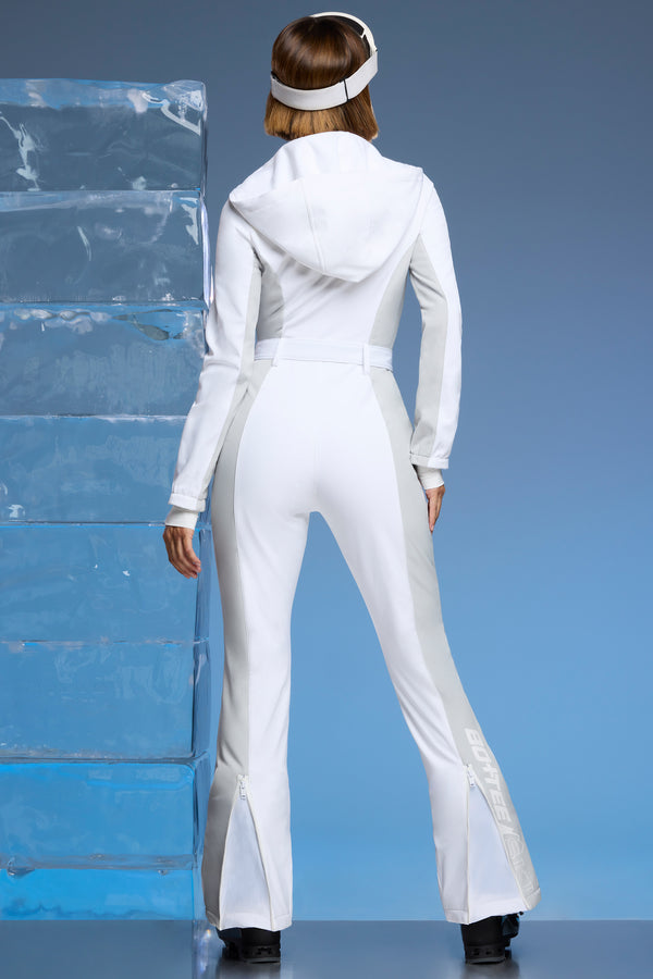 Freestyle - Fleece Lined Ski Suit in White