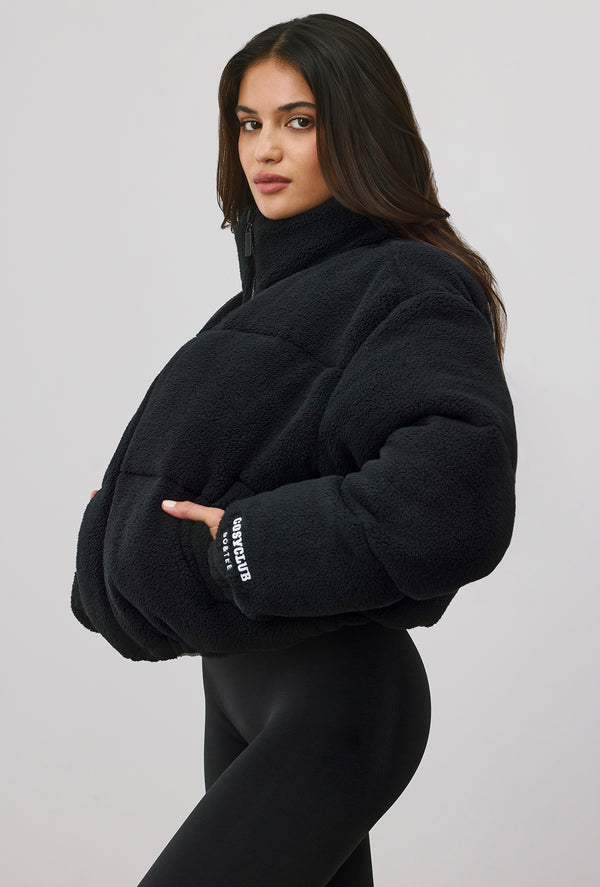 Wrap Up - Puffer Jacket in Onyx