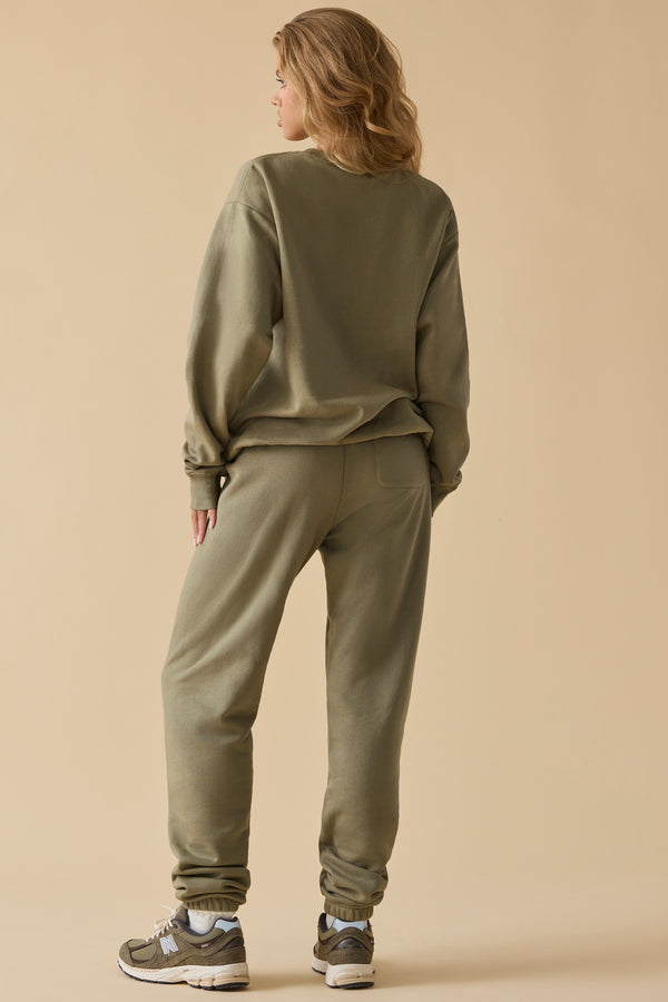 Ultimate - Petite Mid-Rise Joggers in Soft Olive
