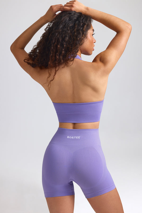 Define Luxe Mini Shorts in Purple