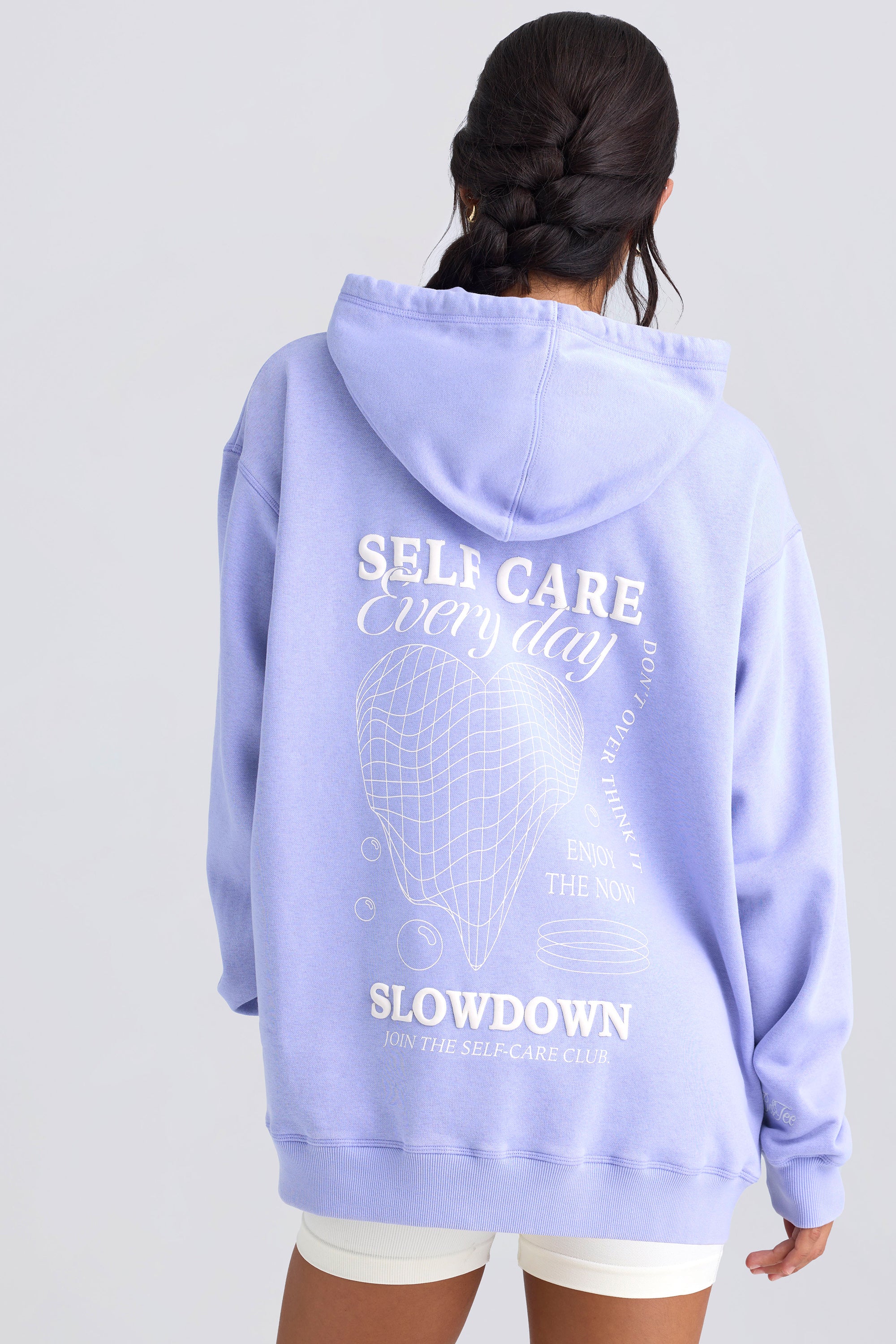 Womens Hoodie Periwinkle Blue Sweatshirt Stone Island Womens