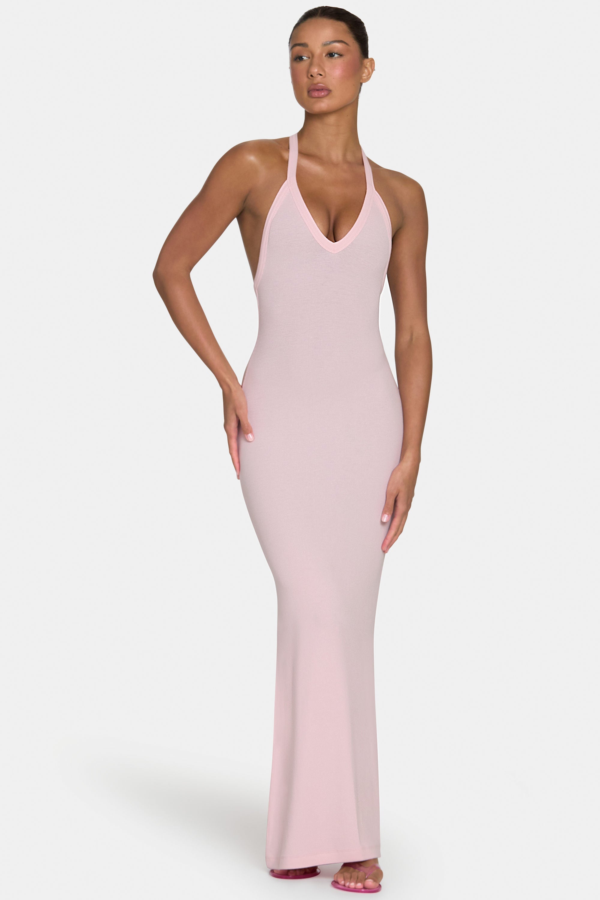 ButterCloud™ Maxi Dress in Blush – Bo+Tee