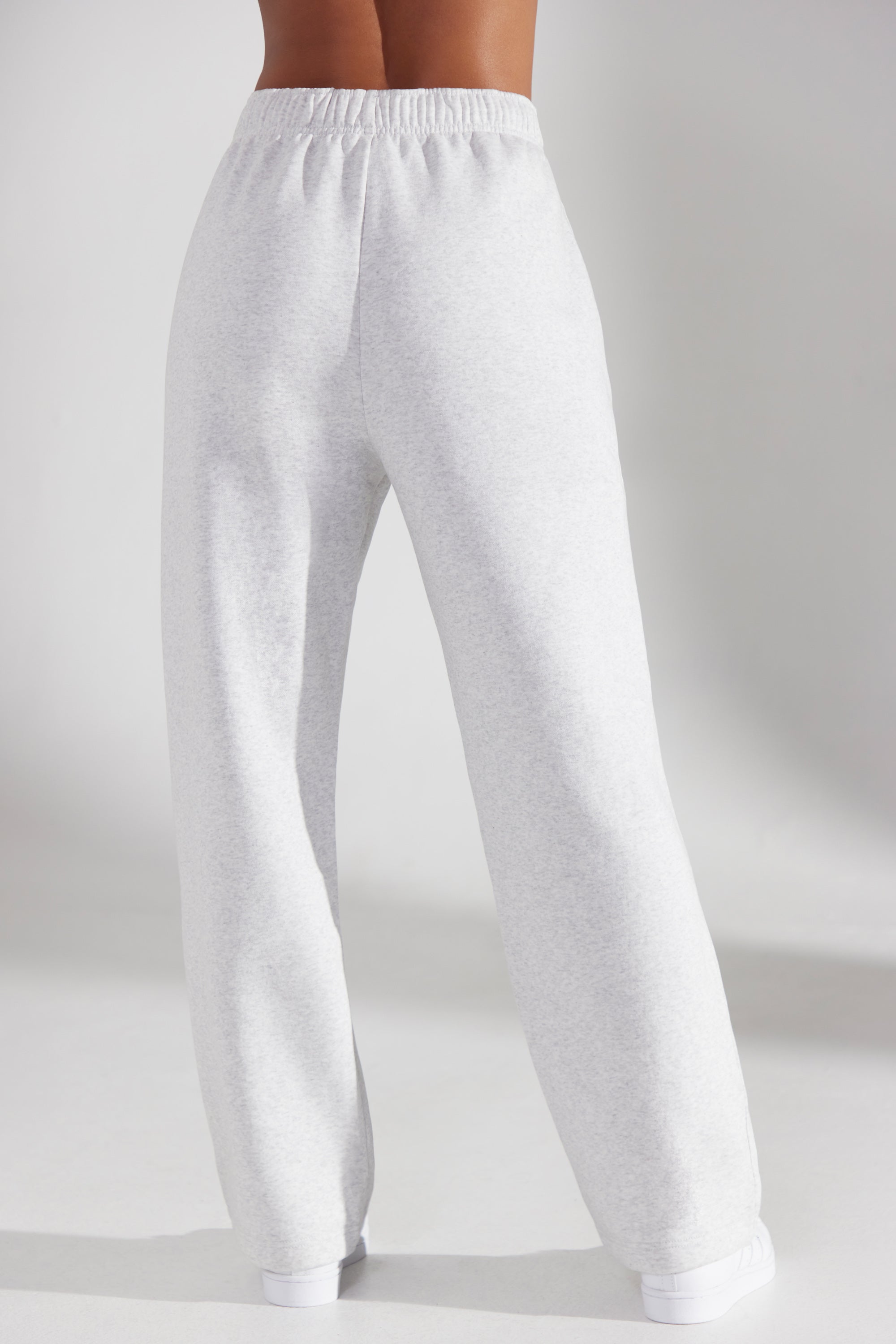 Wide Leg Sweatpant in Light Heather Grey – Daub + Design
