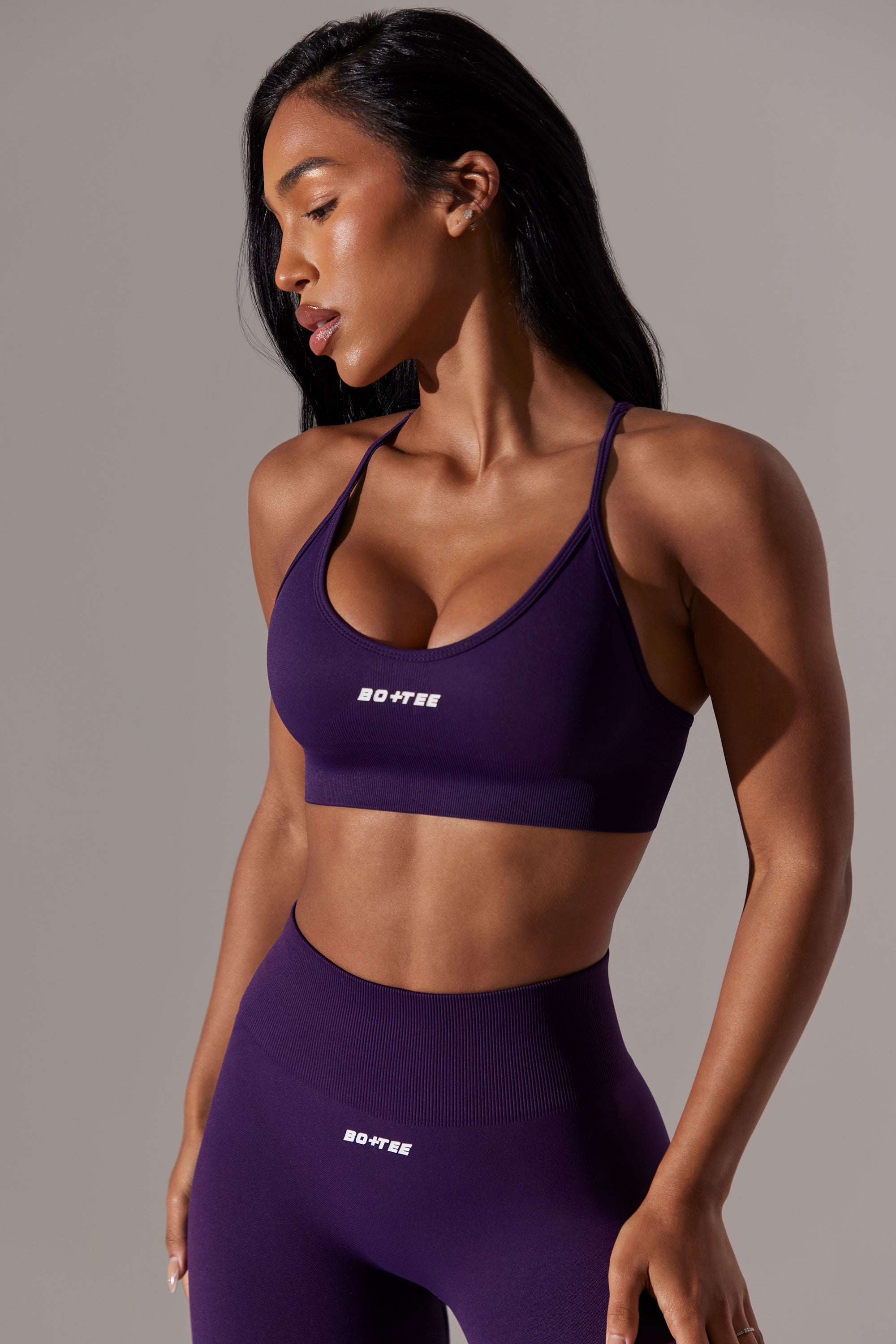 Sports Bra For Daily Wear - Grape Purple