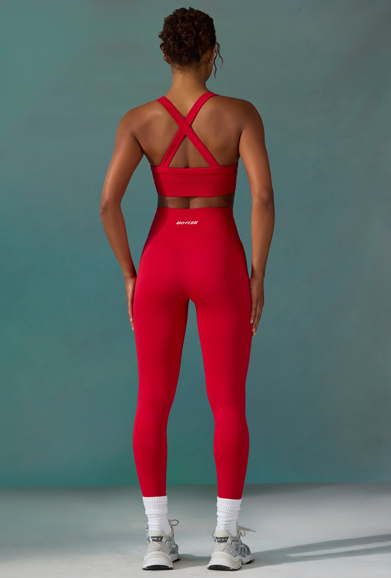 Circuit Women's Seamless Leggings - Bright Red - Size 12