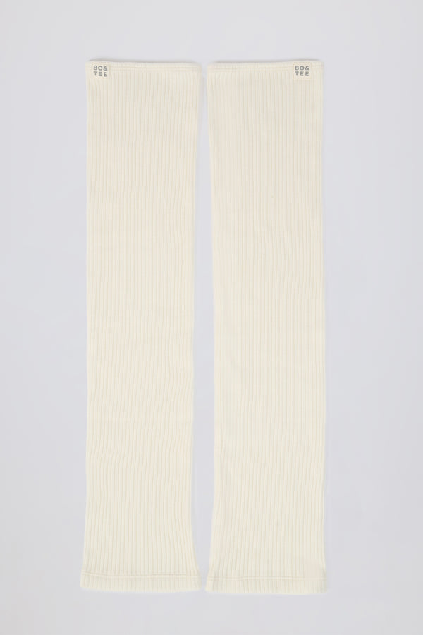 Leg Warmers in Soft White