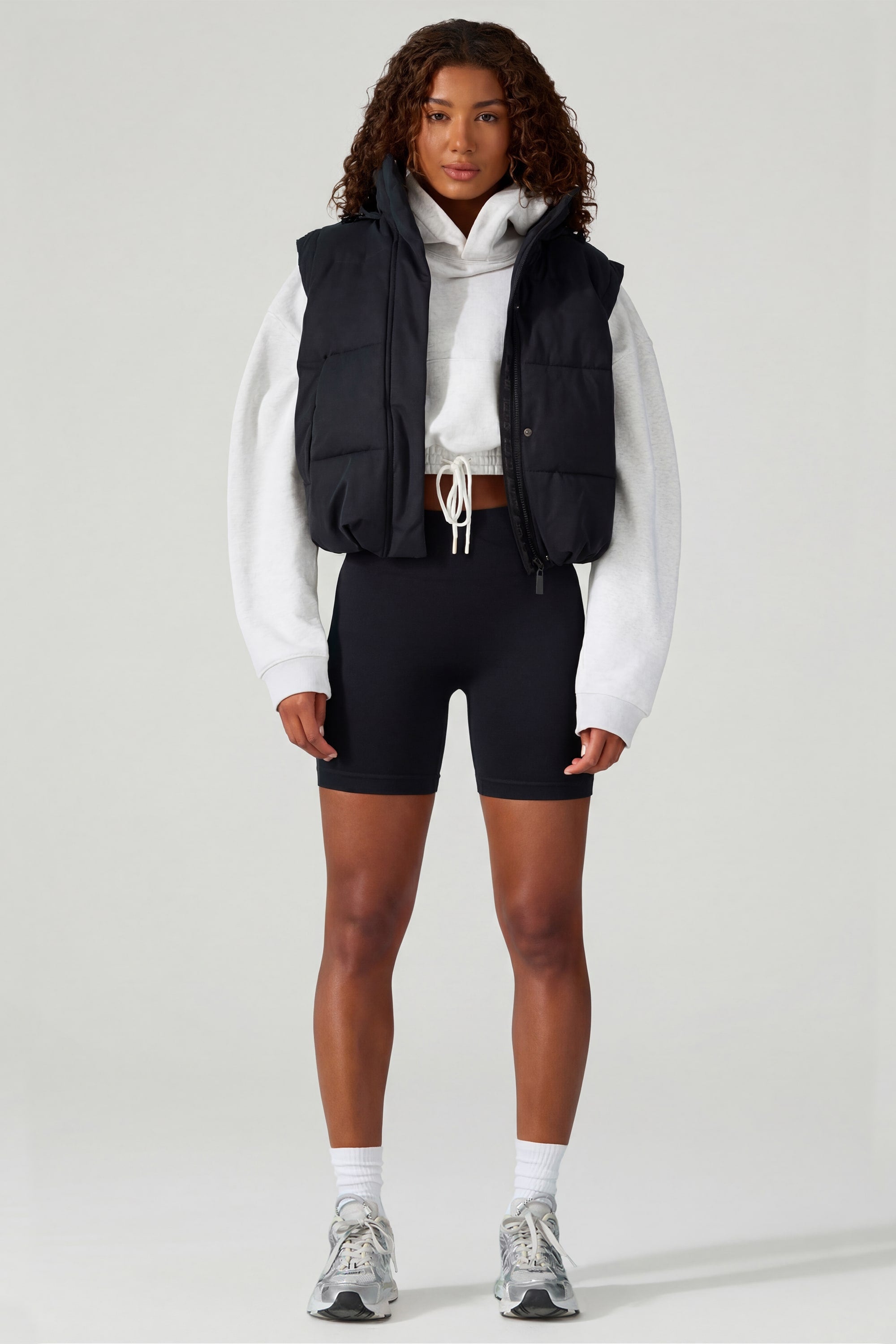 Super Sculpt Seamless Biker Shorts in Black