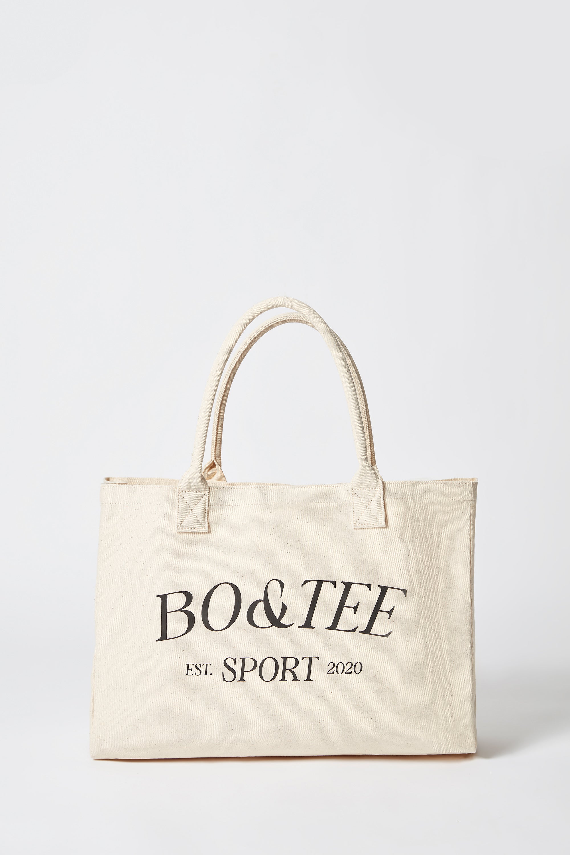 Sport - Large Canvas Tote Bag in Stone