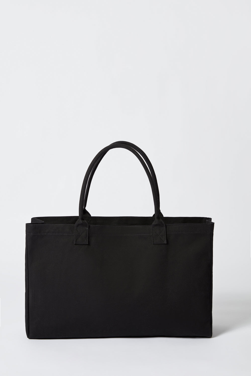 Sport Large Canvas Tote Bag in Black | Bo+Tee