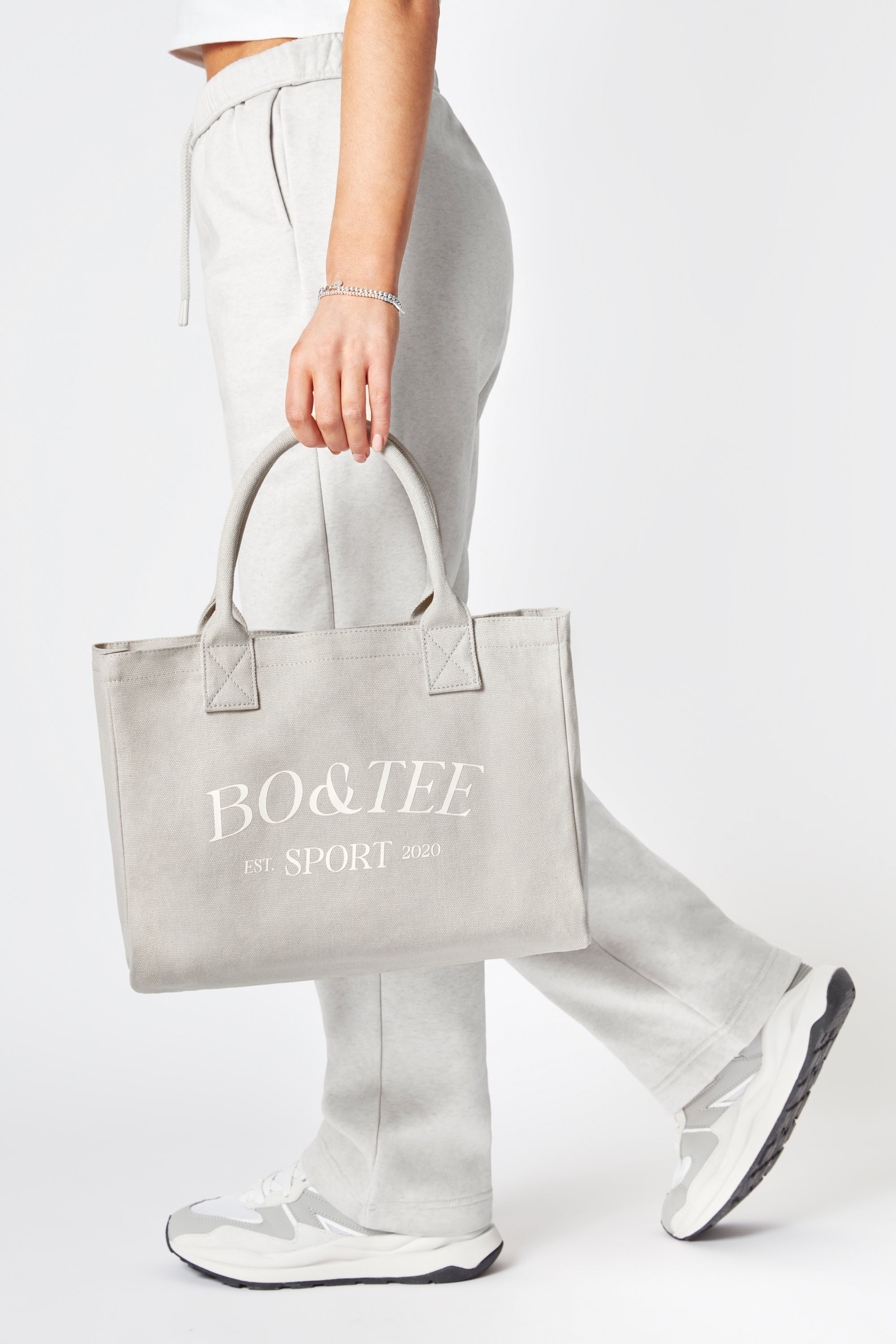 Sport - Small Canvas Tote Bag in Vintage Grey