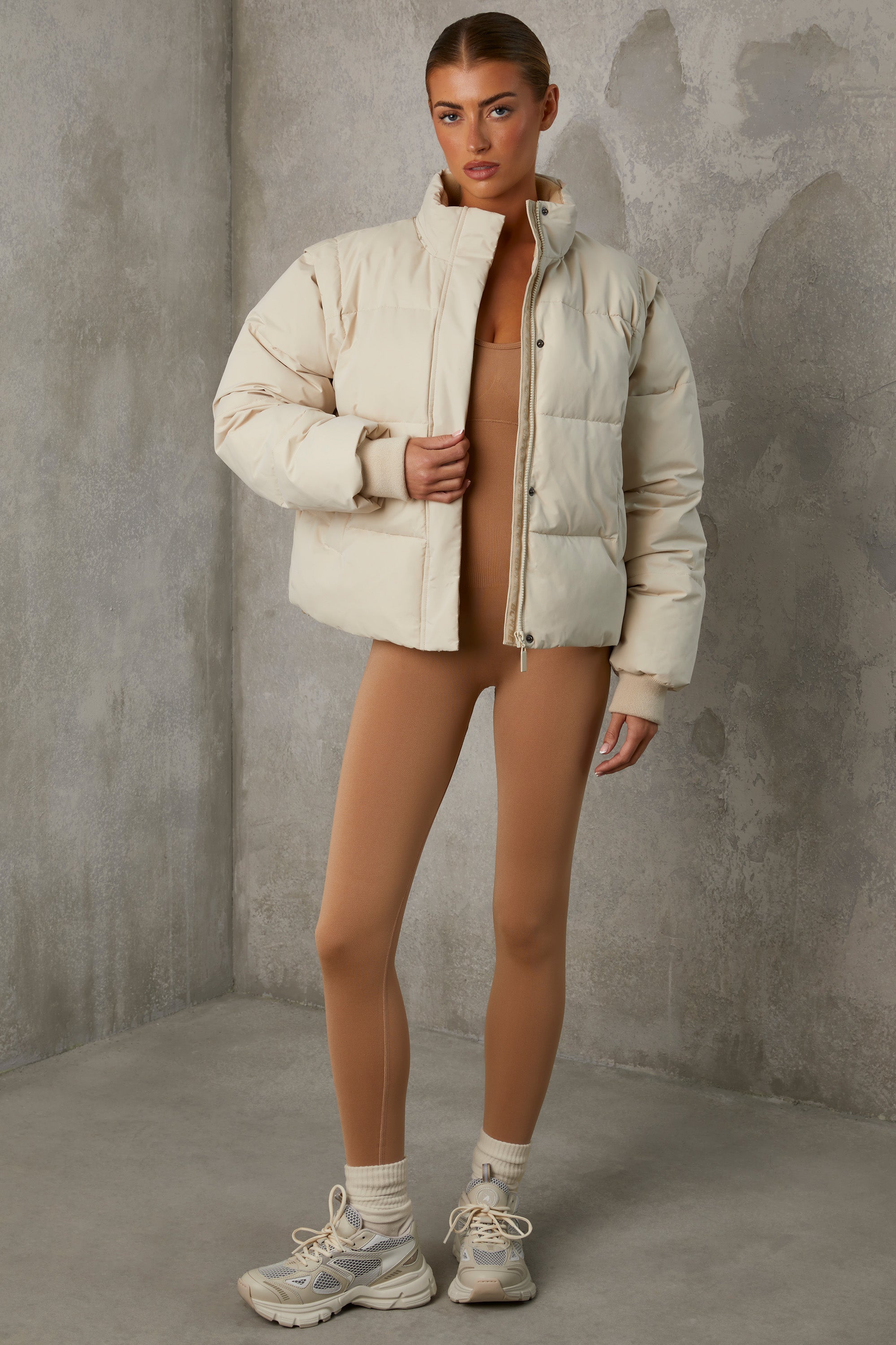 Cropped puffa hotsell