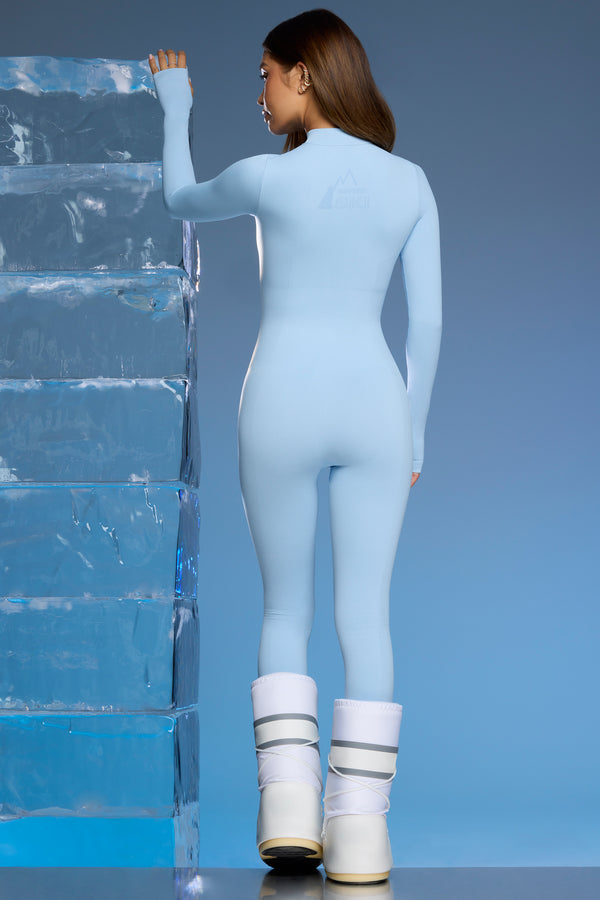 Chalet - Super Sculpt Base Layer Jumpsuit in Baby Blue
