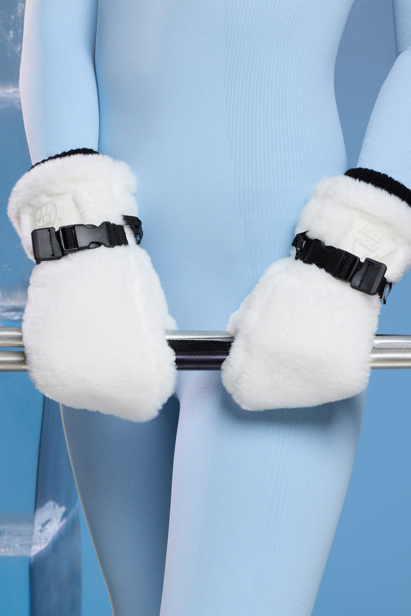 Frosty - Ski Gloves in White