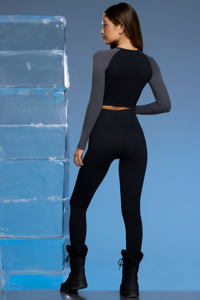 Piste - Super Sculpt Base Layer Leggings in Black