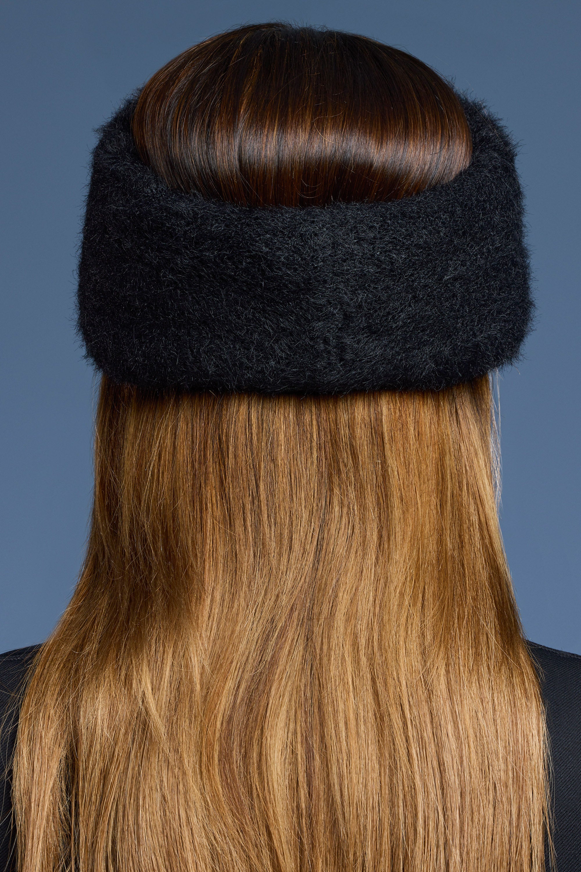 Blizzard - Faux Fur Headband in Black