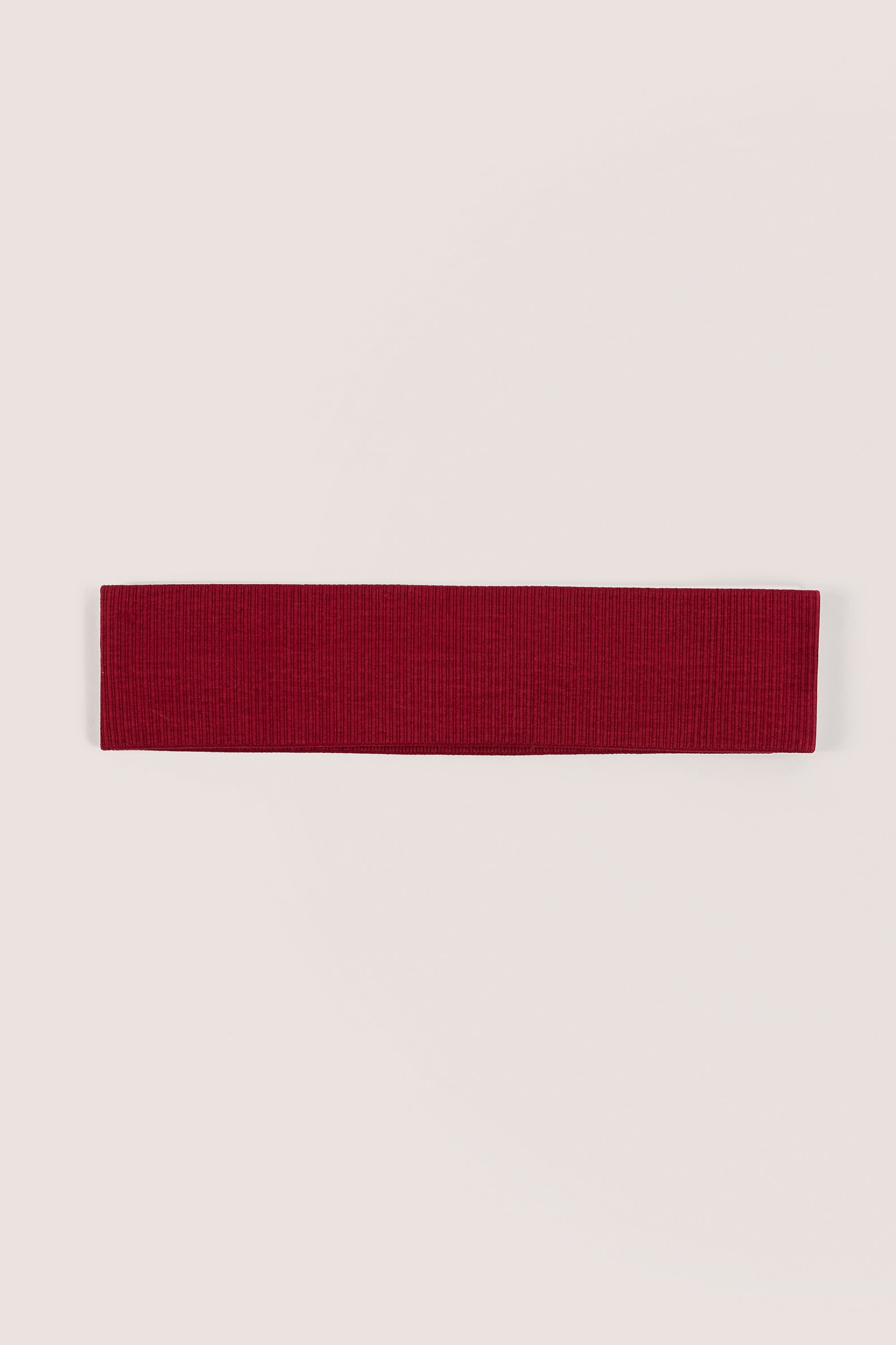 Sleek - Seamless Rib Define Luxe Headband in Raspberry