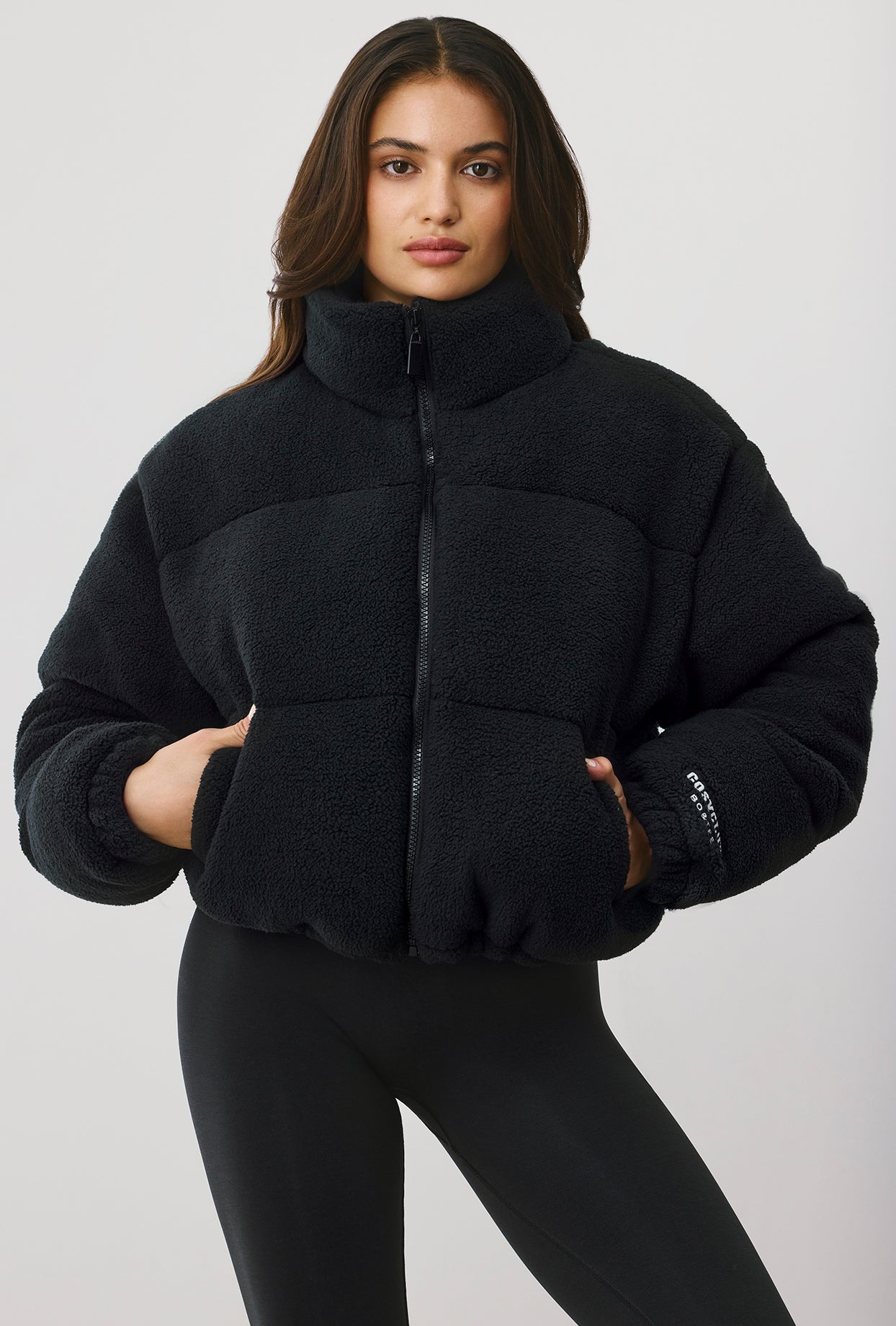 Wrap Up - Puffer Jacket in Onyx