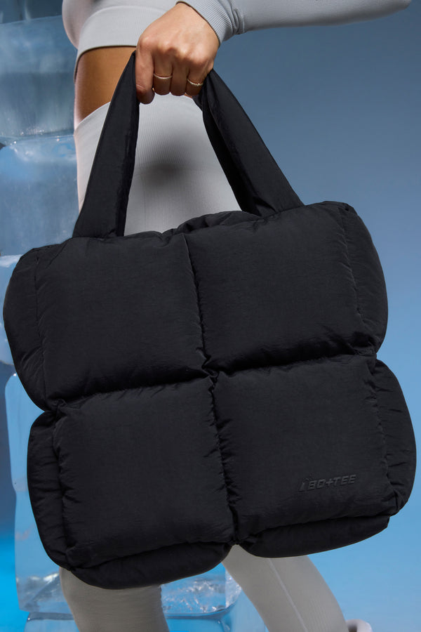 Arctic - Quilted Puffer Bag in Black