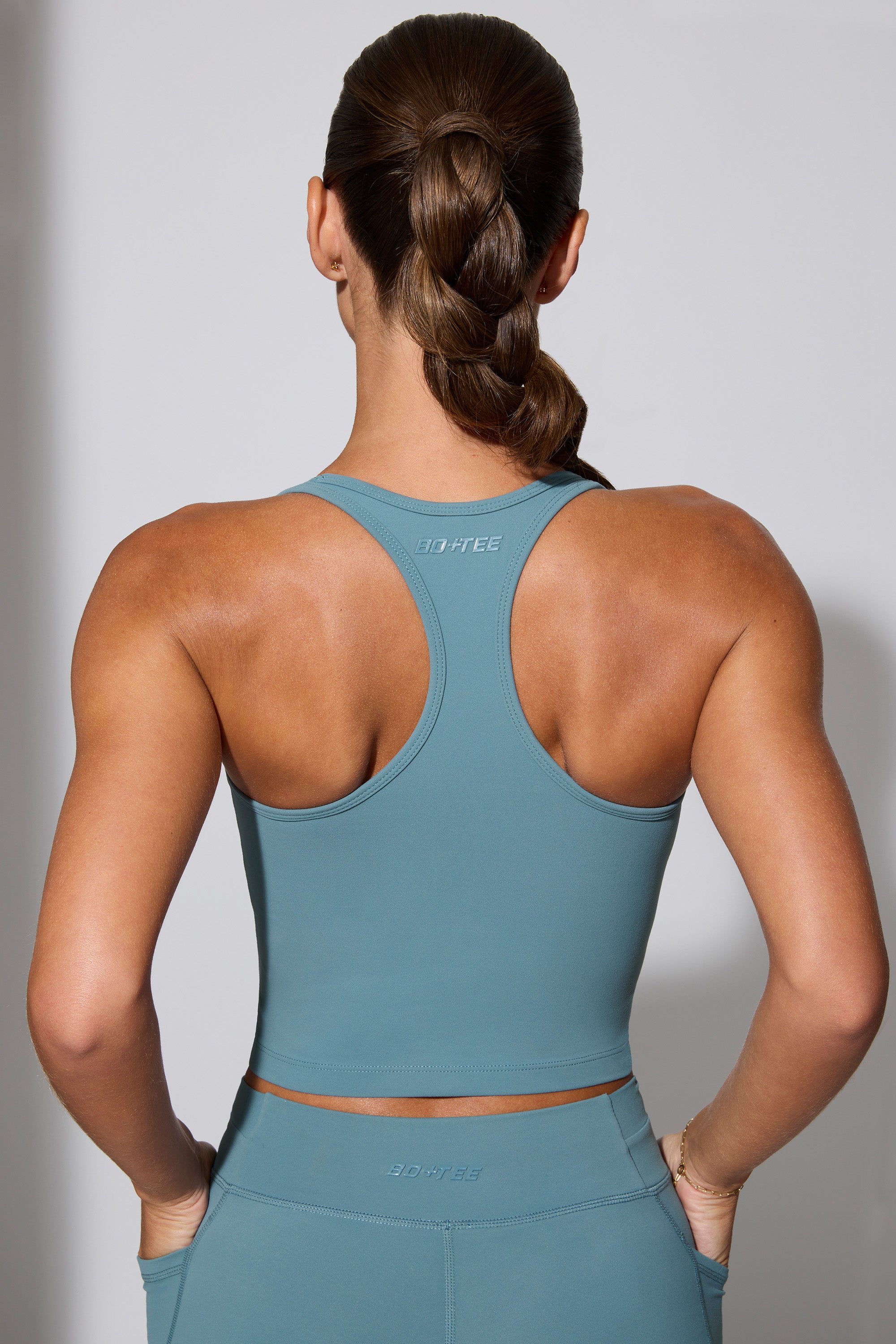 Transform - Racerback Tank Top in Slate Blue