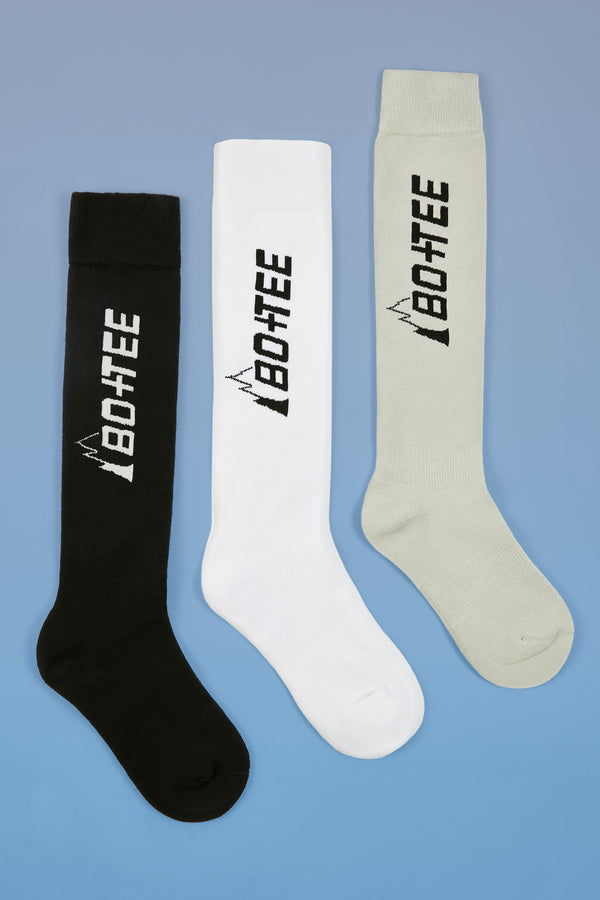 Hibernate - Multipack of Ribbed Knee Socks in Multi