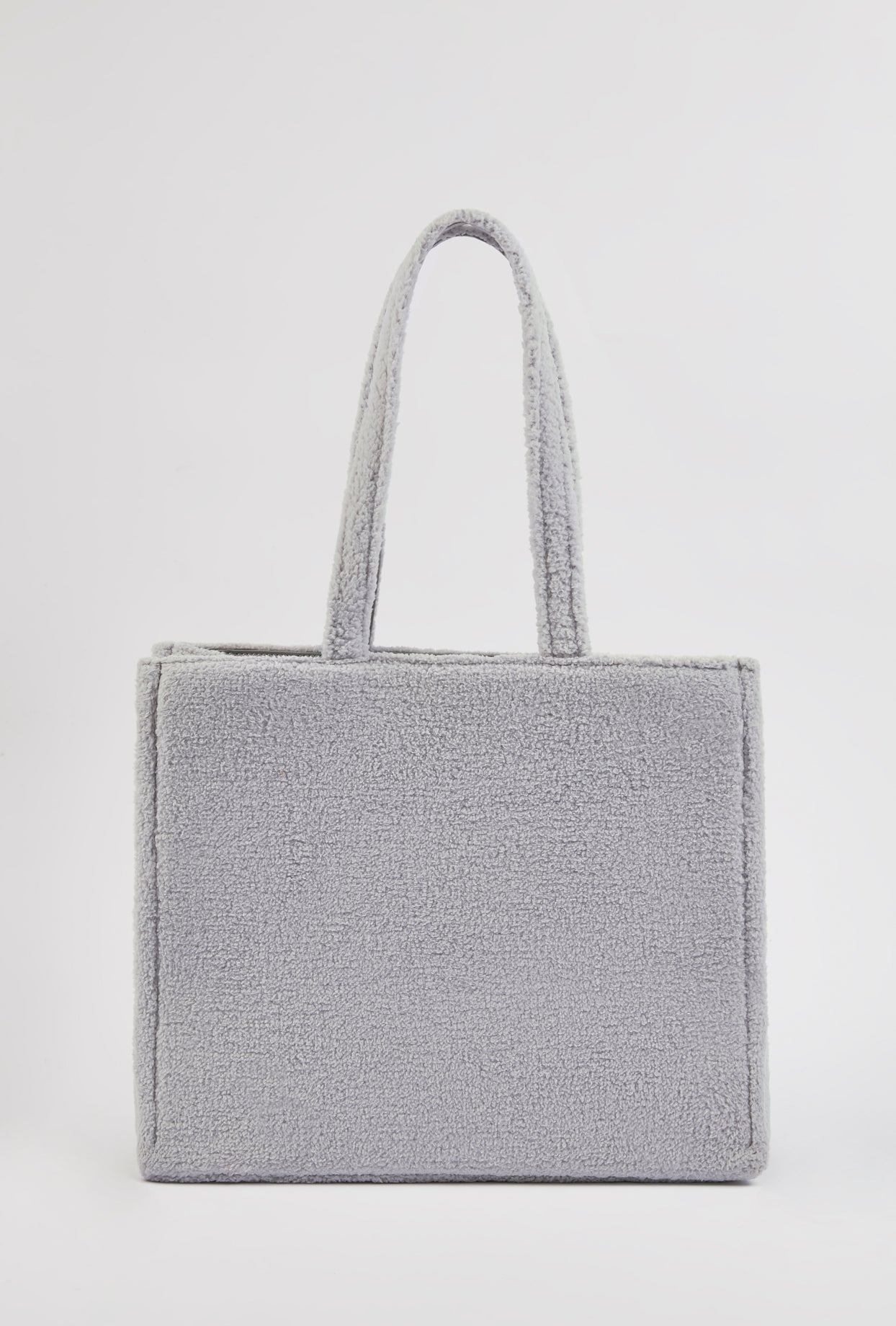 Bliss - Fleece Tote Bag in Fog