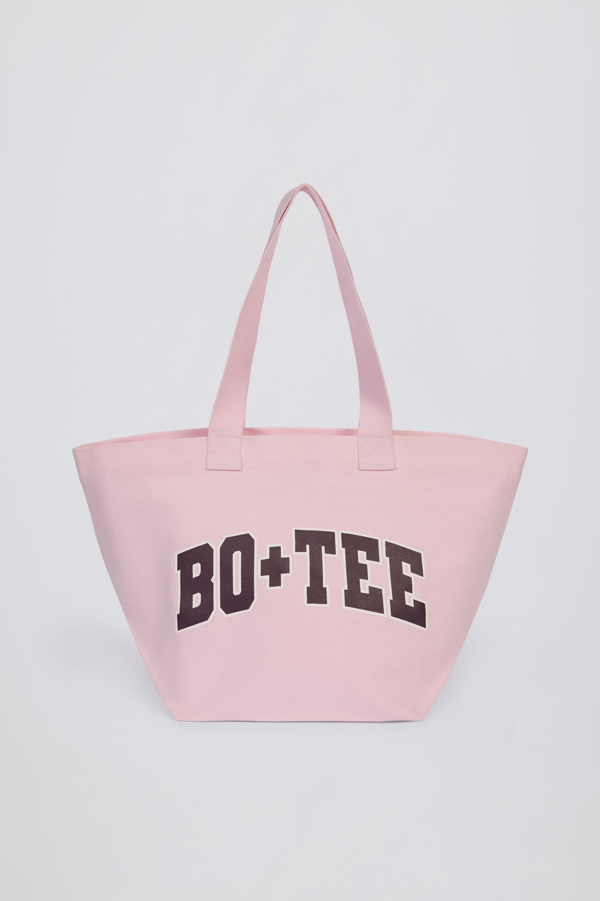 Oversized Tote Bag in Powder Pink