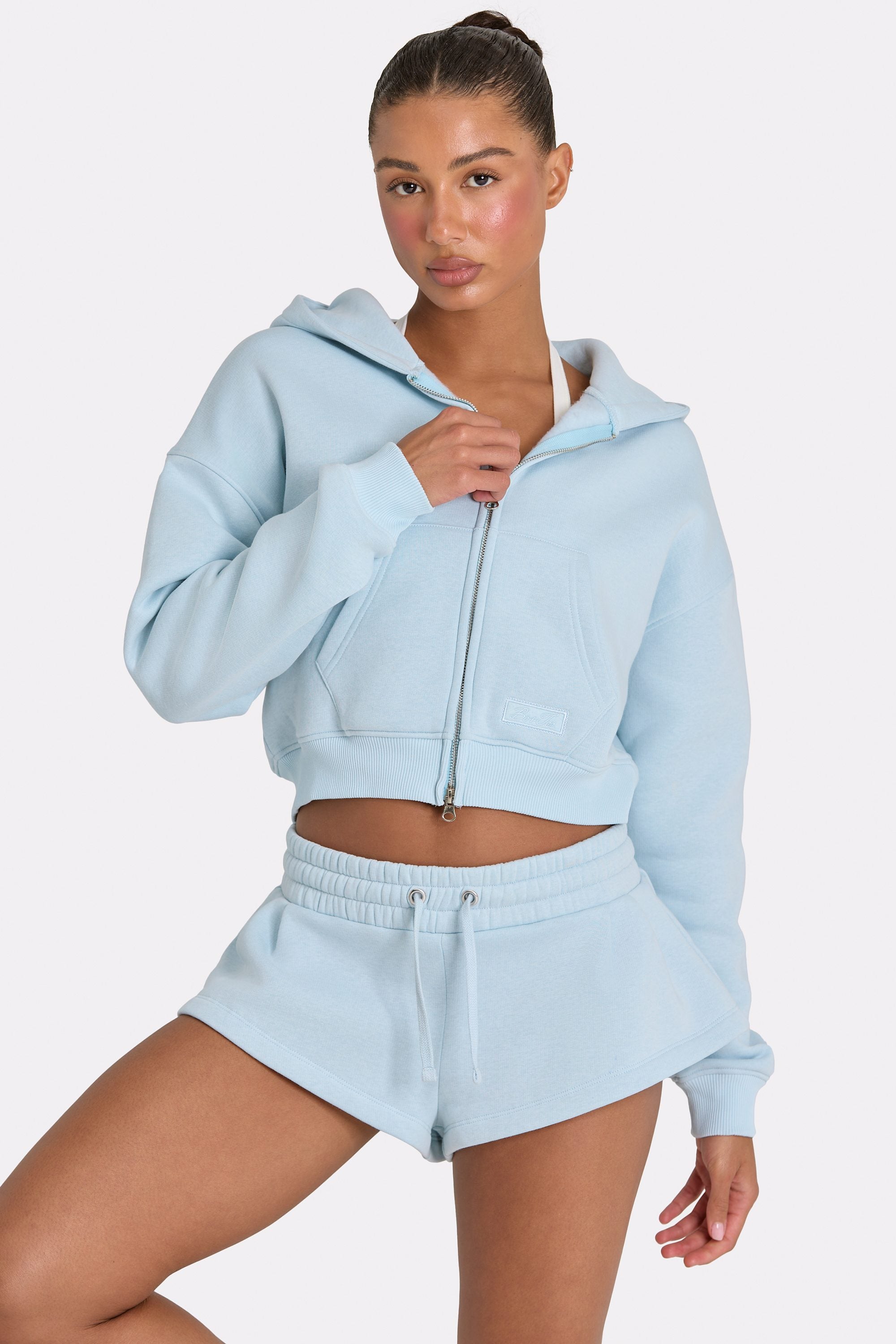 トップス Babylclub Sweet border hoodie set up STARLIGHT ALEX ZIP-UP
