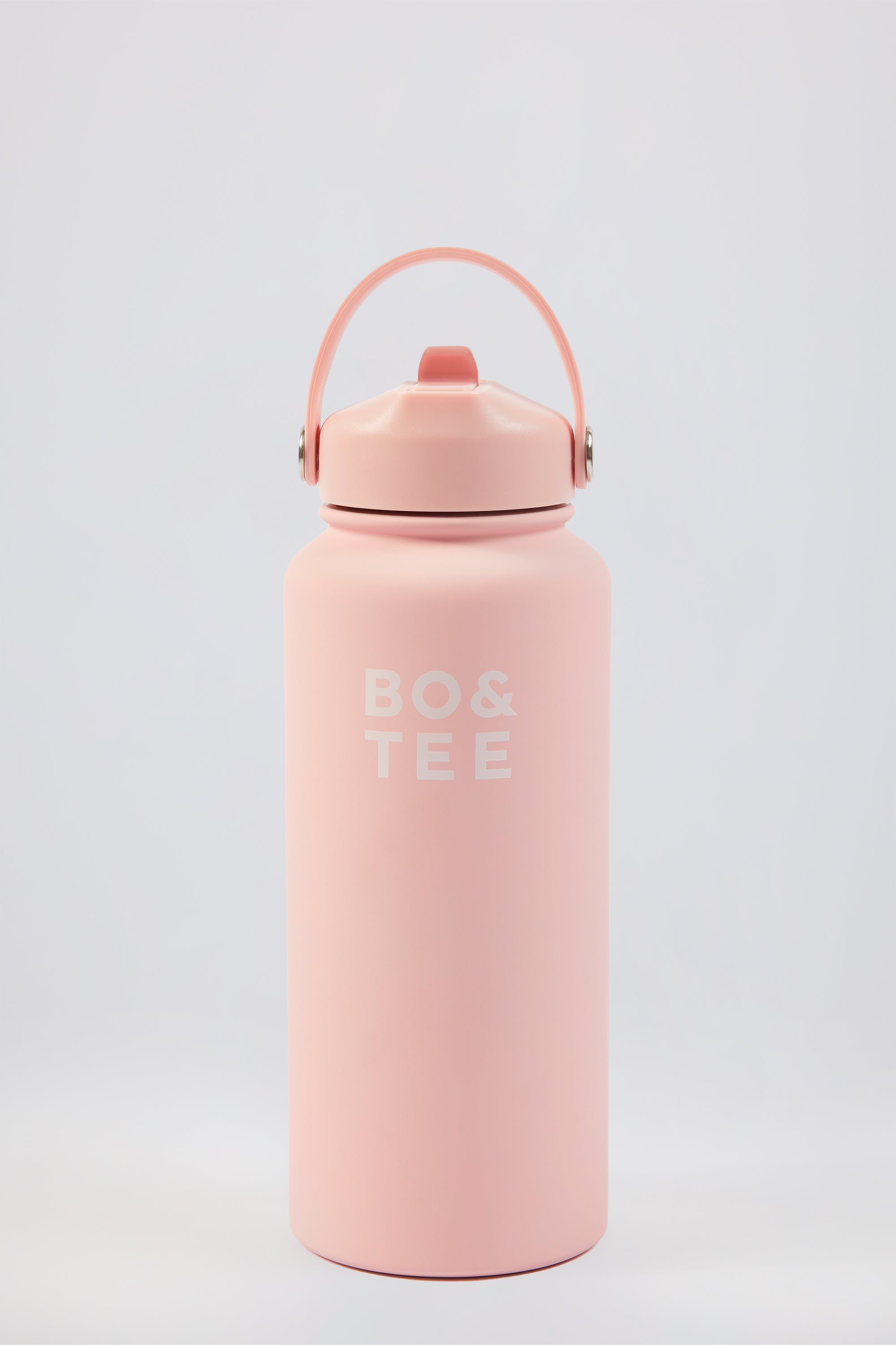 Thermos Water Bottle in Bubblegum Pink