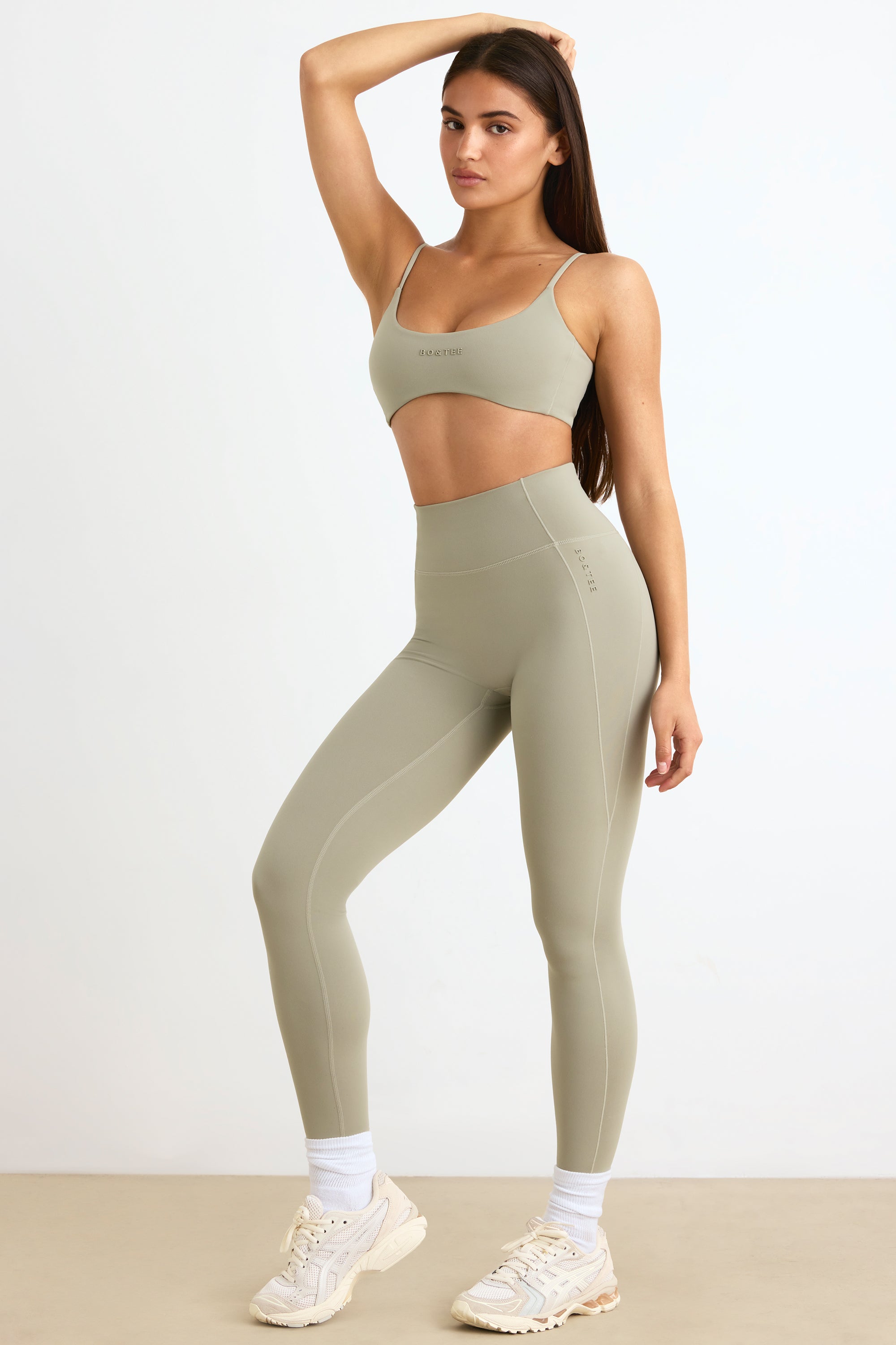 Soft Active Leggings in Mineral