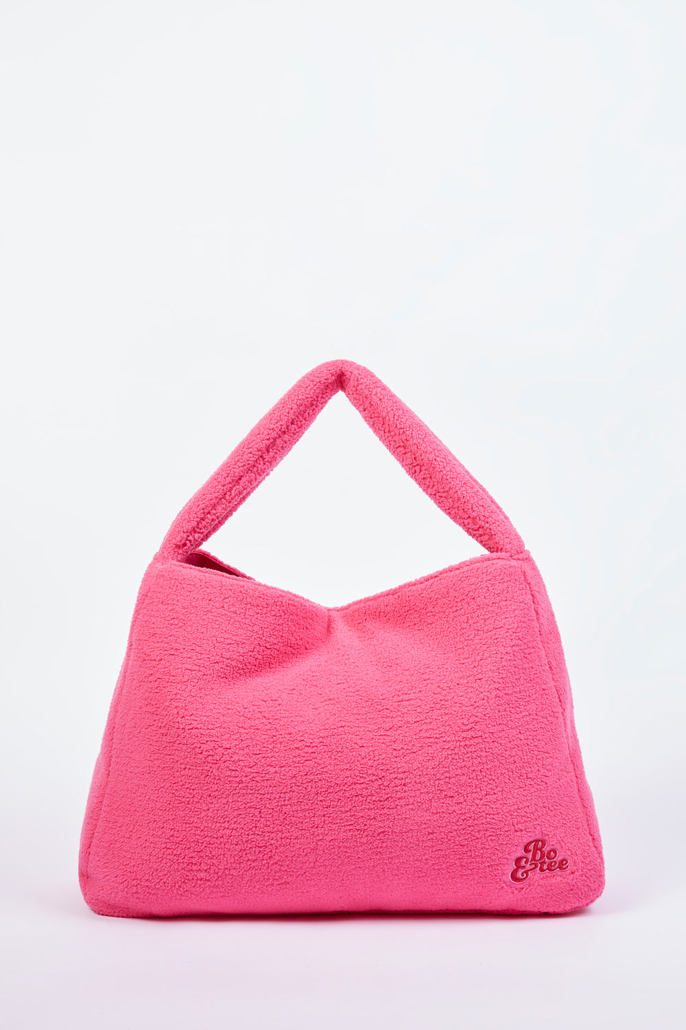 Exclusive V-Neck Define Luxe Sports Bra in Hot Pink