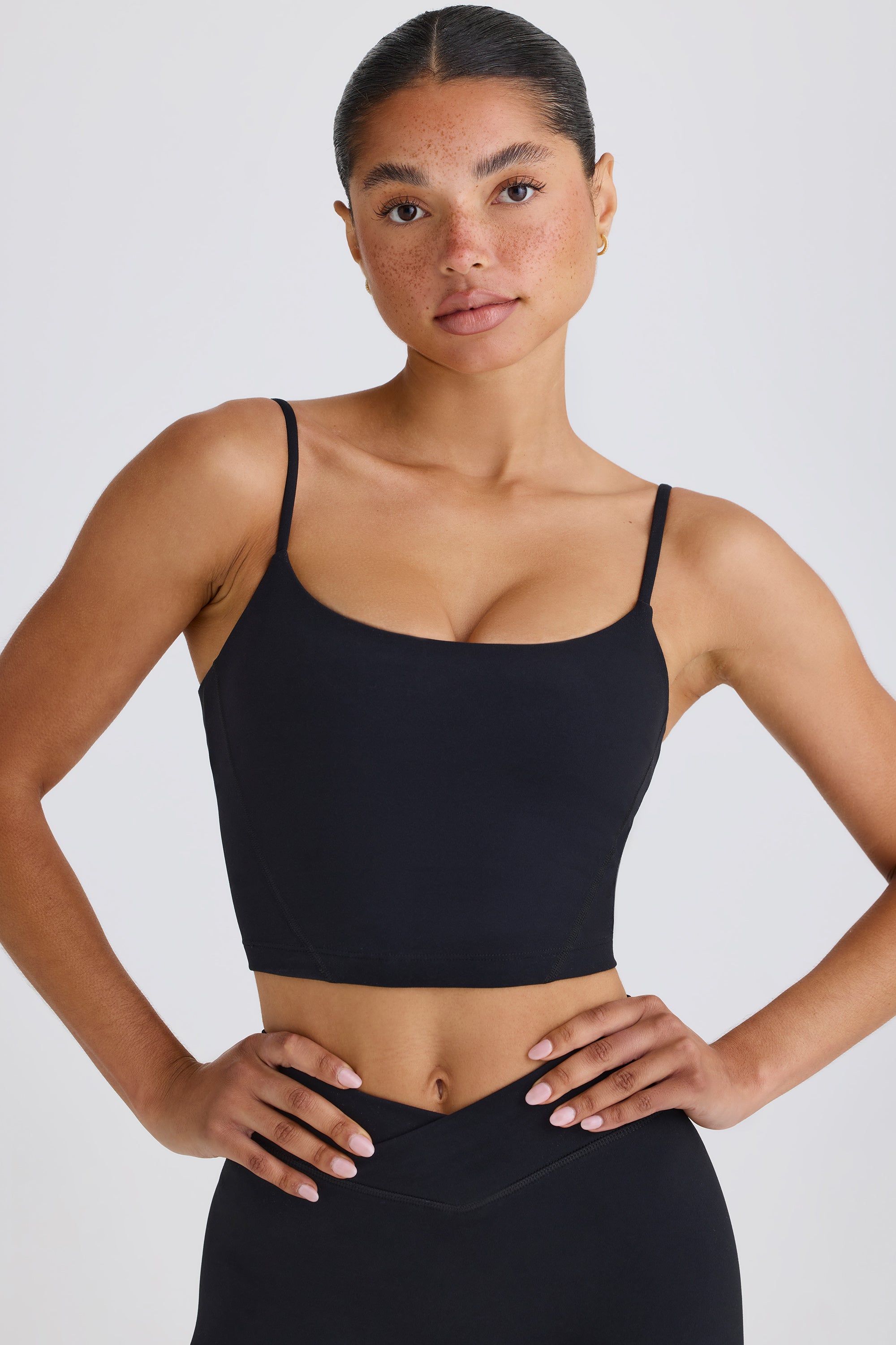 Soft Active Tank Top in Black