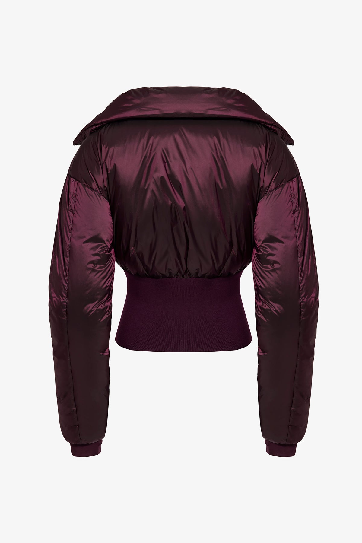Waterproof Layered Ski Jacket in Burgundy