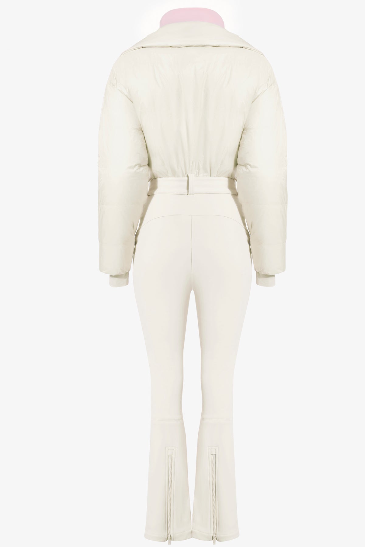 Waterproof Belted Layered Ski Suit in Ice