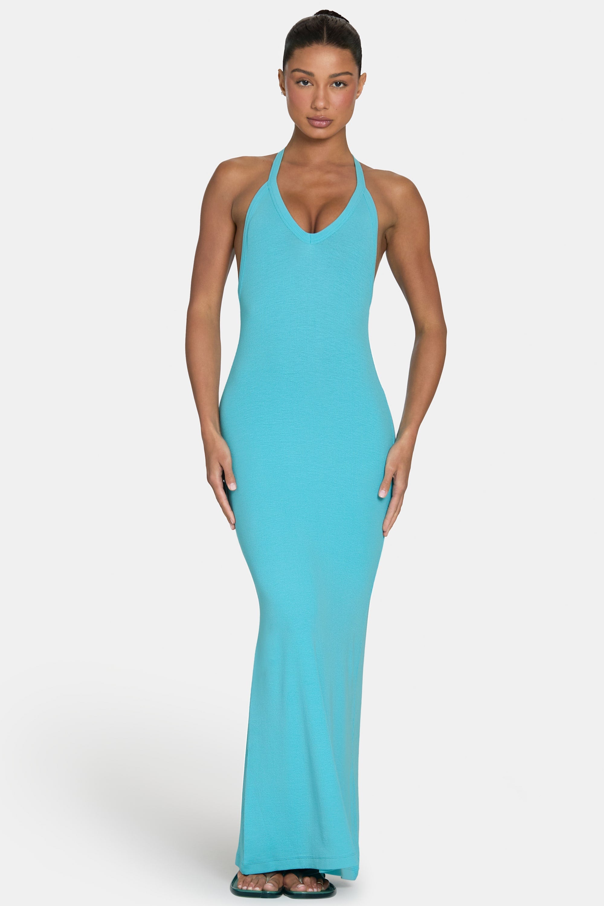 ButterCloud™ Maxi Dress in Aqua – Bo+Tee