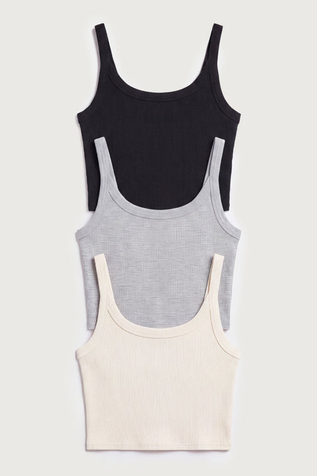 ButterCloud™ Tank Top 3-Pack in Multi