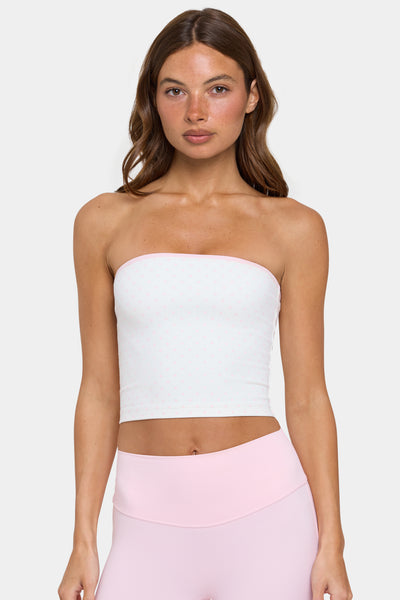 Soft Active Bandeau Top in Cotton Candy – Bo+Tee