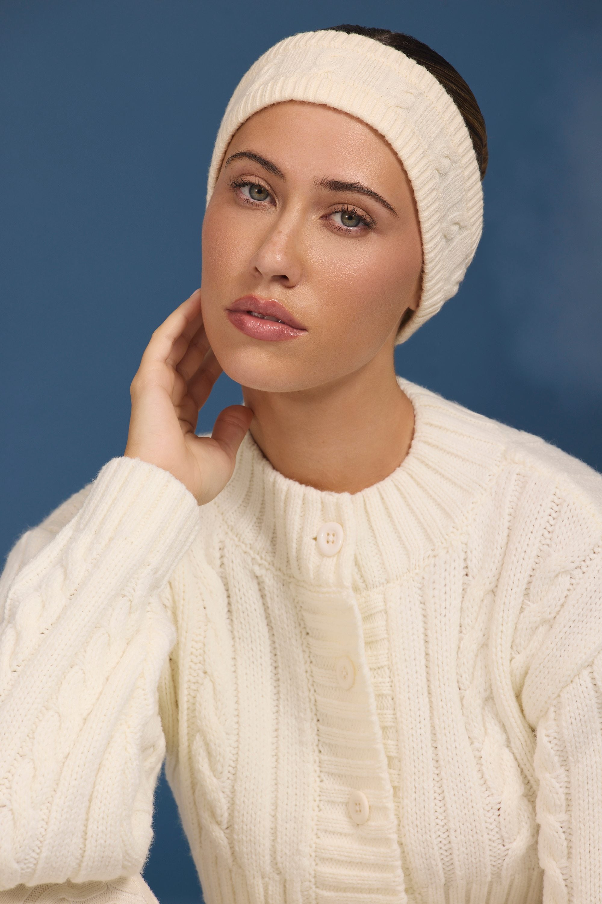 【BAON】[unisex] Maring heart cable round over knit BAON (バオン) - [男女兼用]マリンハートケーブルラウンド