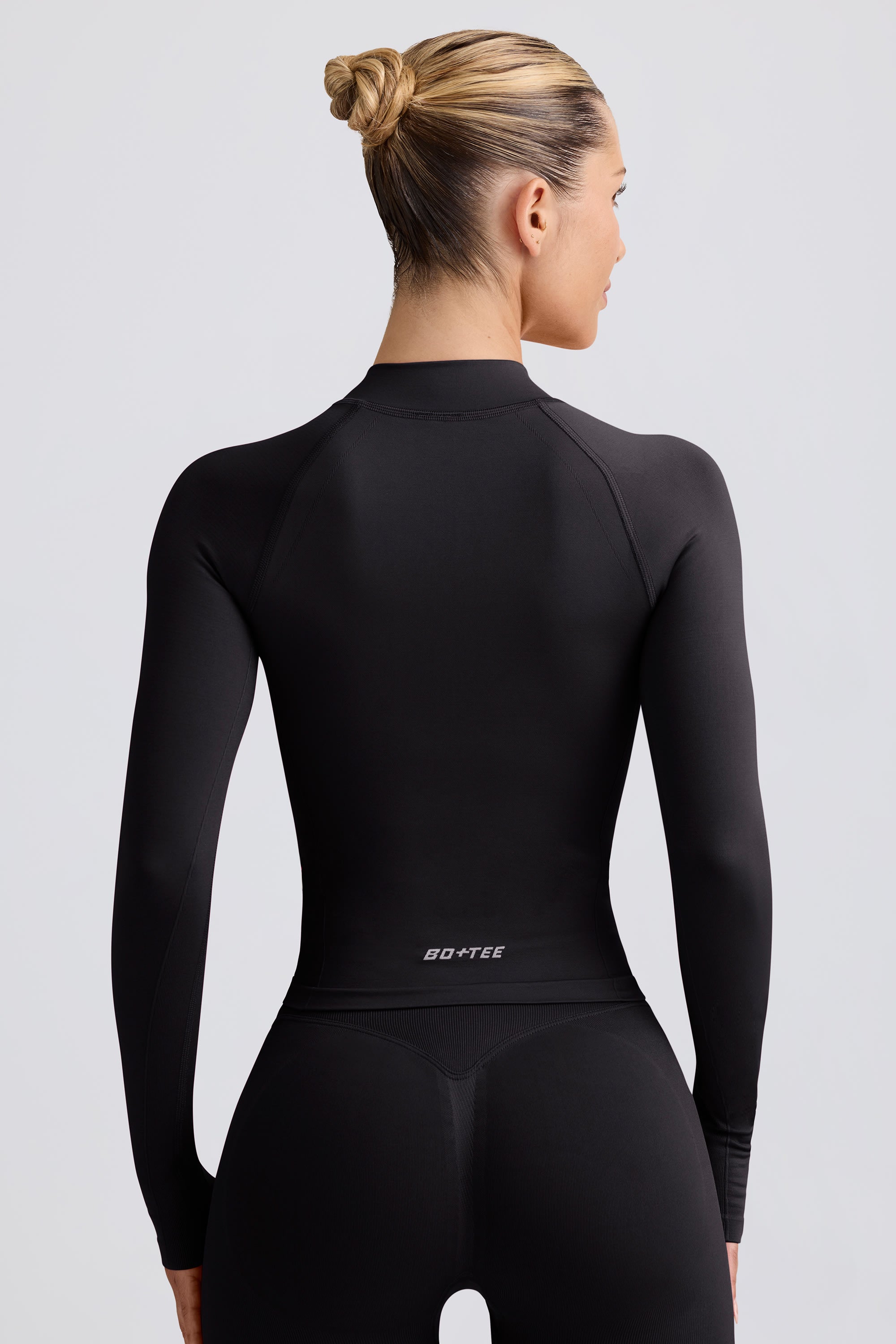 Define Luxe Zip-Up Jacket in Black – Bo+Tee
