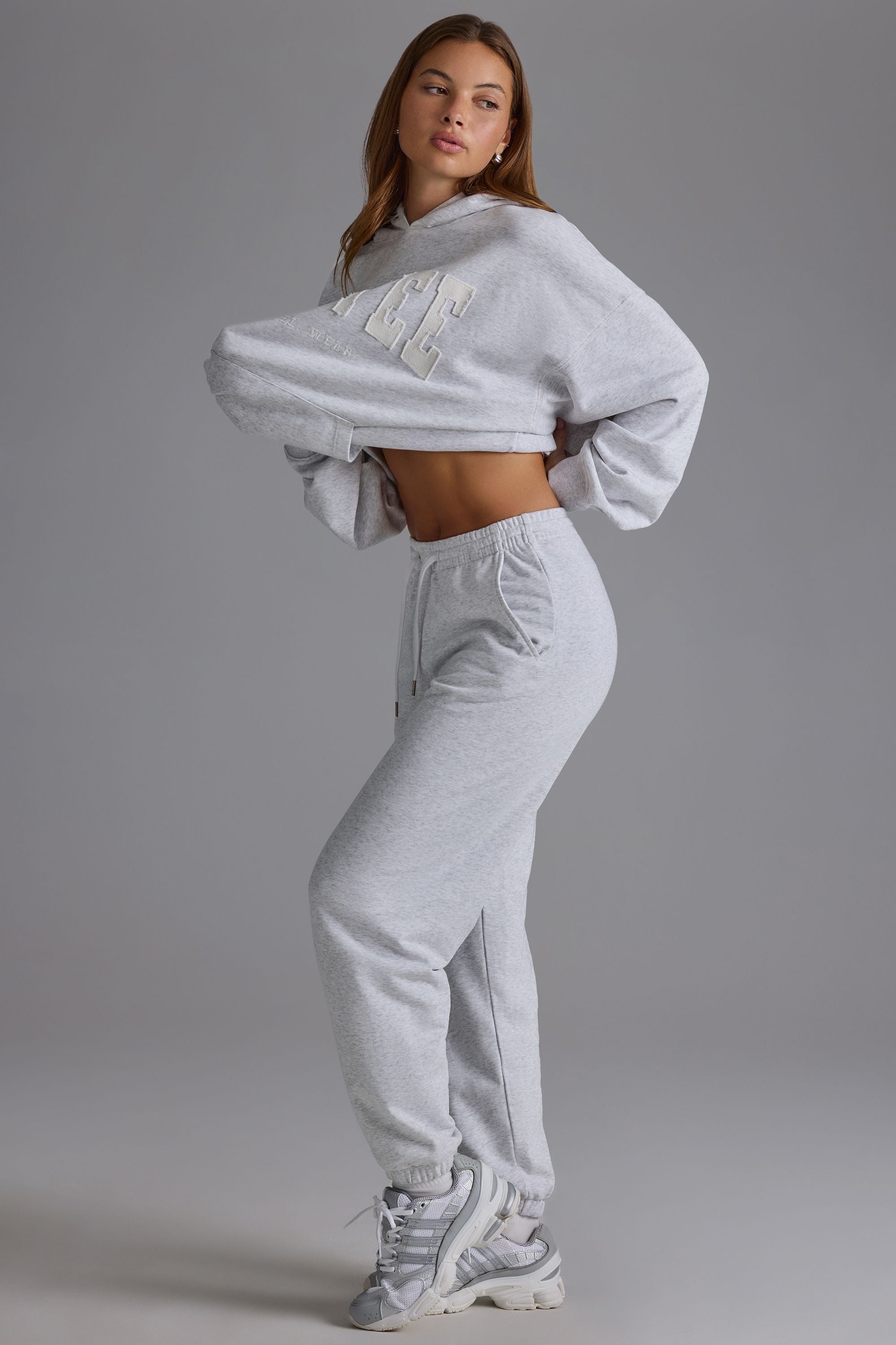 White grey joggers sale