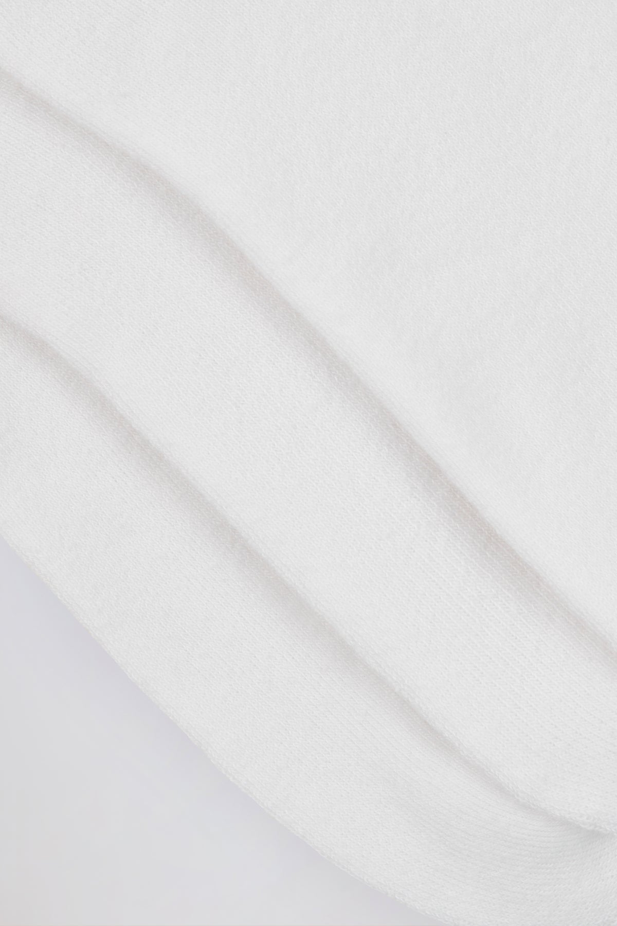 Ribbed Crew Sock Bundle in White