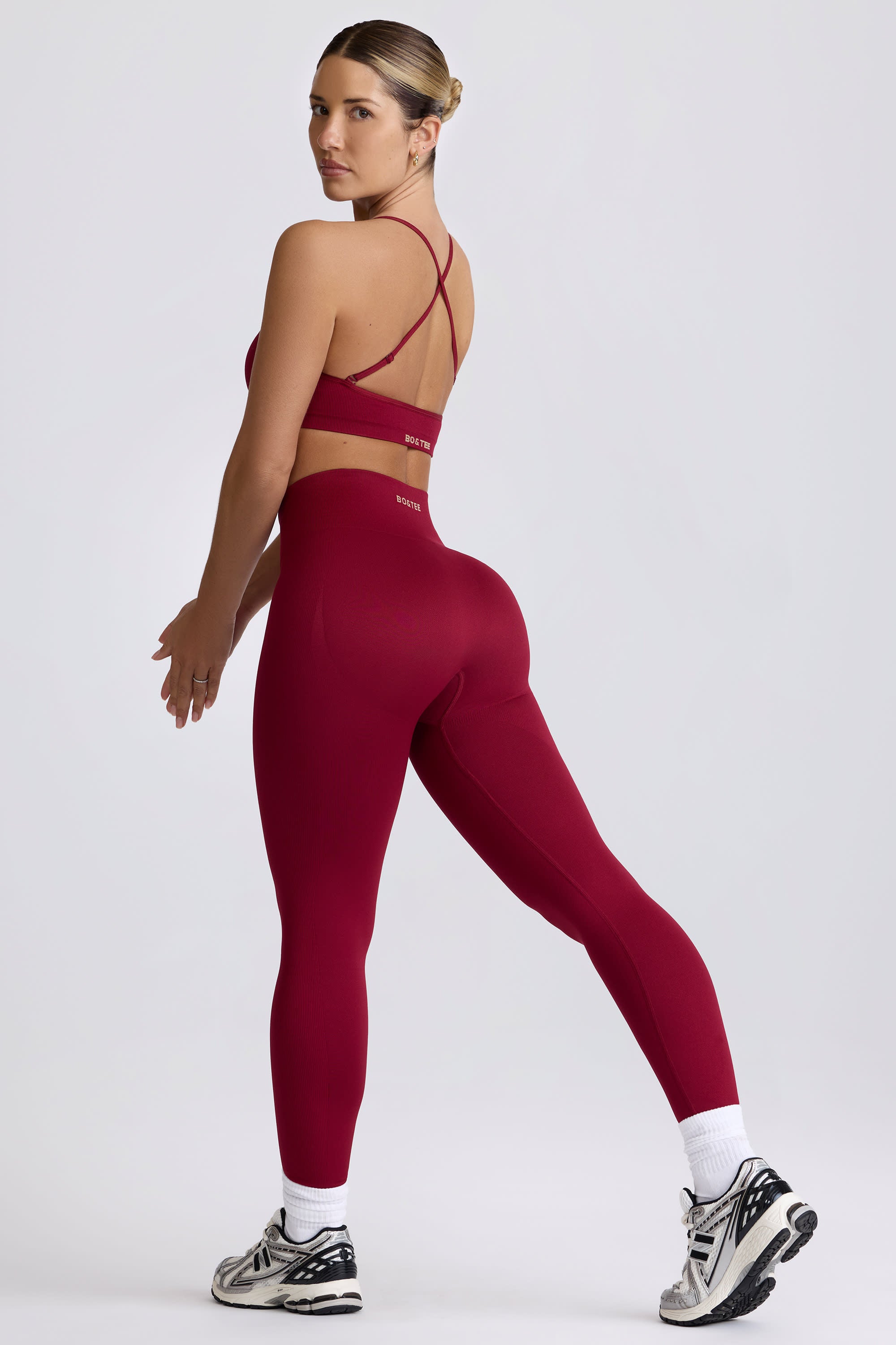 Women s Gym Leggings Workout Sports Leggings Bo Tee