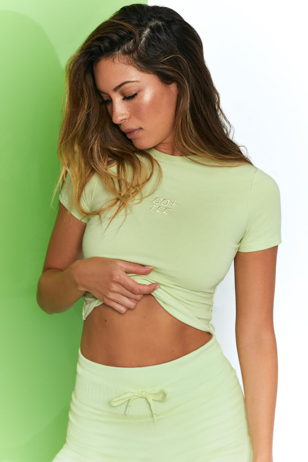 Stay On Top - T-Shirt in Lime