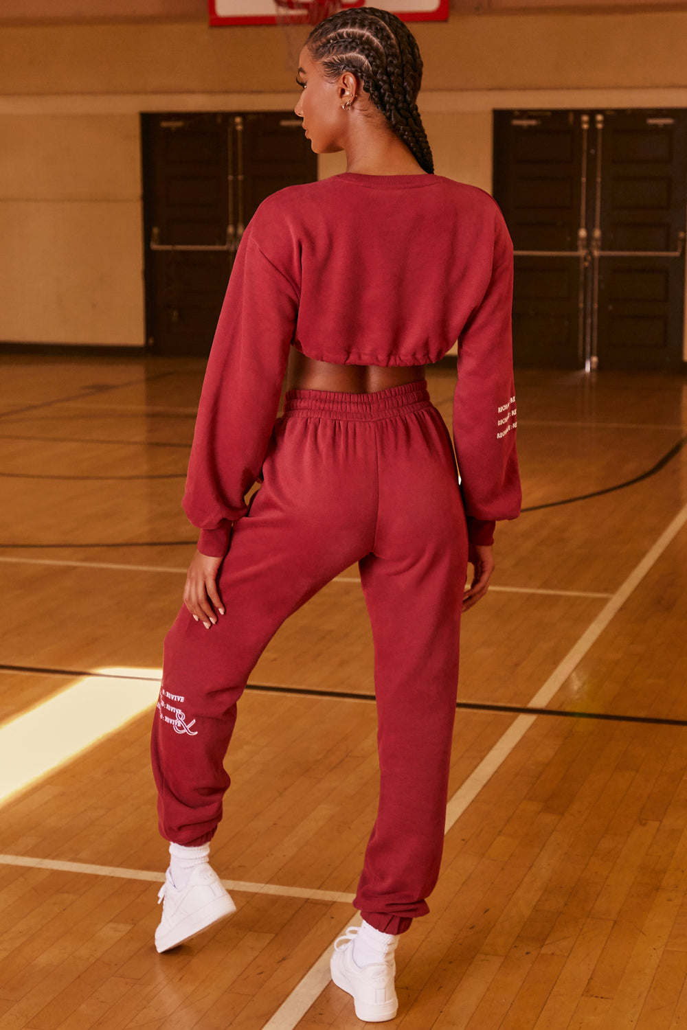 Burgundy champion clearance jogging suit