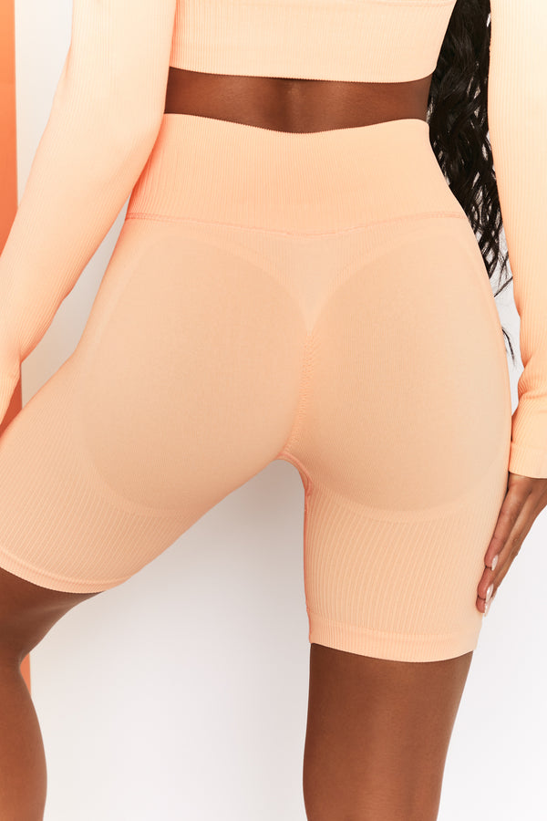 Long Distance - Shorts in Peach