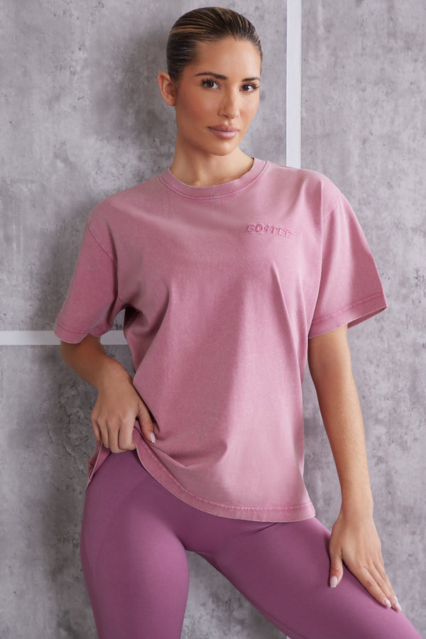 Unwind - Oversized T-Shirt in Rose