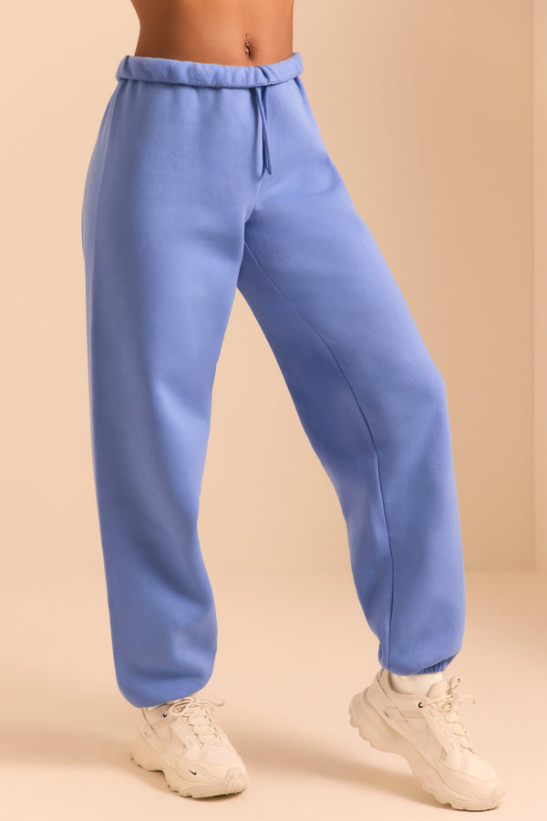 Pacific - Petite Relaxed Fit Joggers in Cerulean Blue