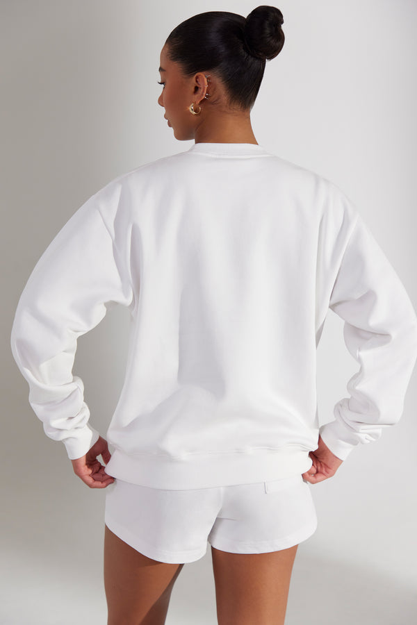 Origin - Oversized Sweatshirt in White
