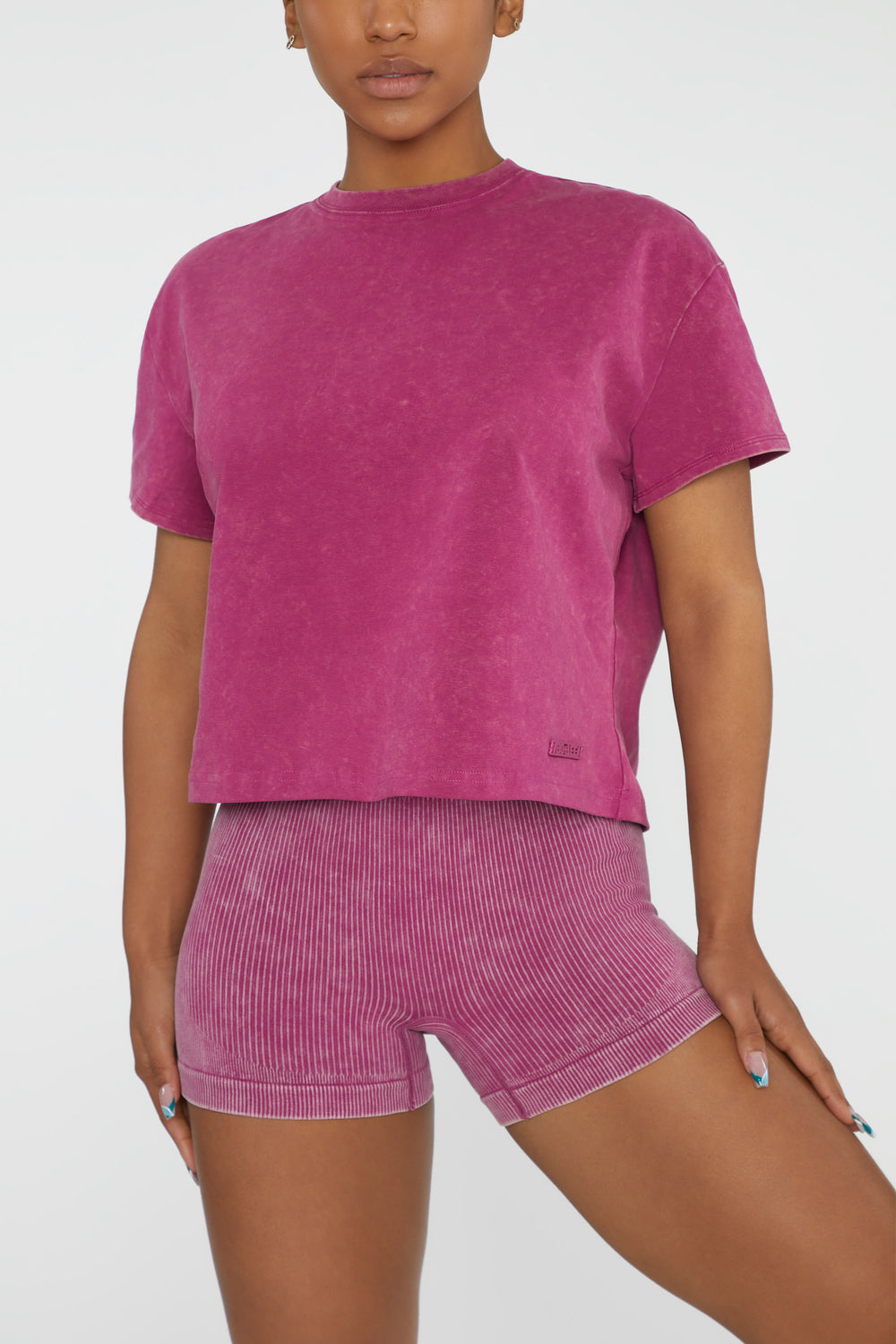Ultimate Oversized T-Shirt in Dark Pink